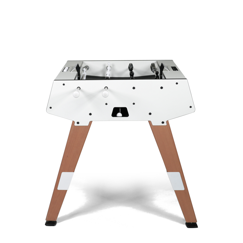 Futbolín blanco de exterior Origin Duo con asas blancas