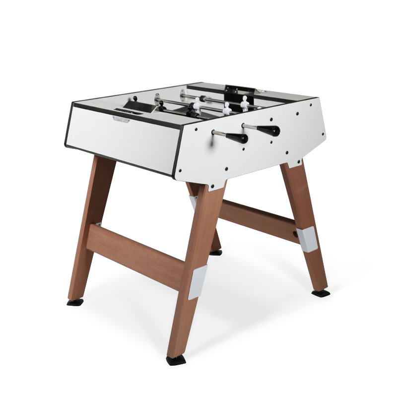 Tischfußball Origin Duo Outdoor Weiß Cornilleau made in France, schwarze Griffe