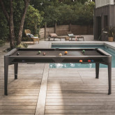 Hyphen Pool table Black Frame / Dark Grey Cloth