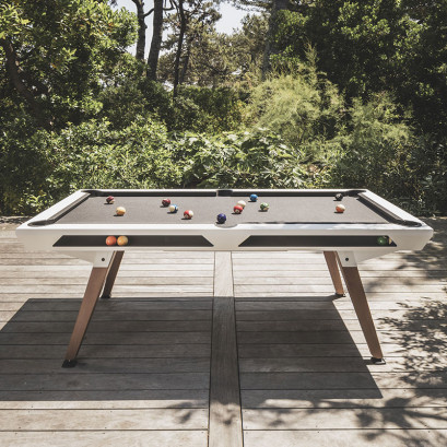 Billard Origin Outdoor Blanc en plein air