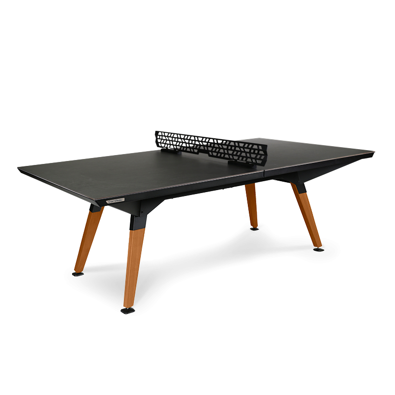 Table de Ping-Pong Origin Medium Outdoor – Noir Stone Foncé avec filet noir aimanté intégré