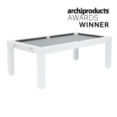 Classic Pool Table in & outdoor White