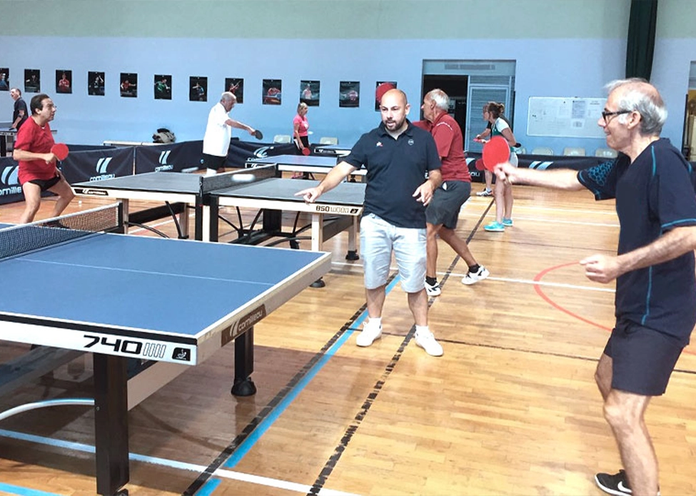 Participant au ping 4 Alzheimer