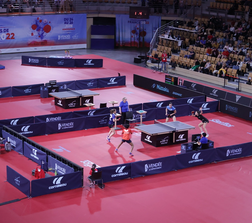 Photo du championnat de France 2022 de Tennis de table