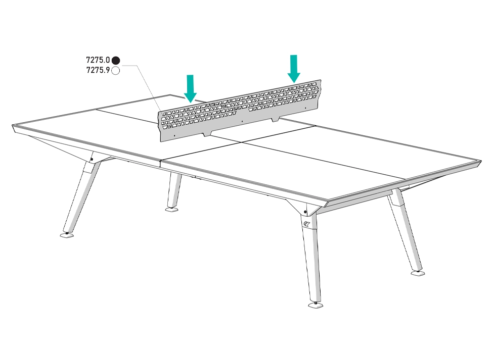 Comment installer le filet fixe